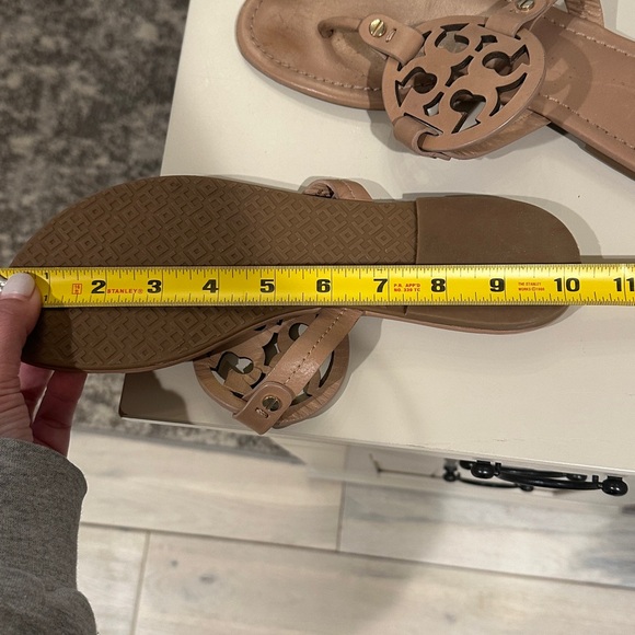 Tory Burch Tan Miller Sandals - see description